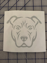 Load image into Gallery viewer, Pit bull dog car decal