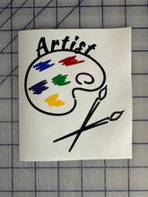 Load image into Gallery viewer, Artist Palette Car Decal
