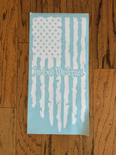 Load image into Gallery viewer, In God We Trust distressed flag decal