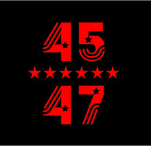 Load image into Gallery viewer, 45 47 Trump Sticker
