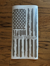 Load image into Gallery viewer, In God We Trust Flag decal