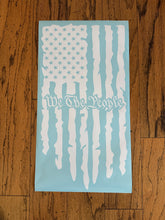 Load image into Gallery viewer, We the people distressed flag decal