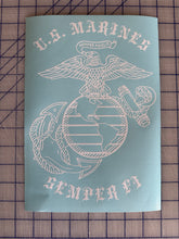 Load image into Gallery viewer, USMC SEMPER FI marine decal