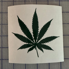 Load image into Gallery viewer, Pot Leaf Decal Cannabis decal