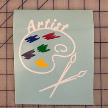 Load image into Gallery viewer, Artist palette car decal