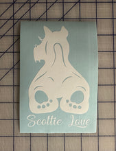 Load image into Gallery viewer, Scottie Love Decal Custom Vinyl Car Truck Window Laptop Scottish Terrier Sticker