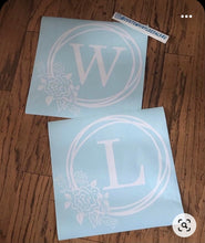 Load image into Gallery viewer, Custom Cornhole Board Decals Wedding Anniversary Vinyl Decal Set of 2