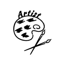 Load image into Gallery viewer, painters palette car decal