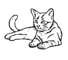Load image into Gallery viewer, cat decal