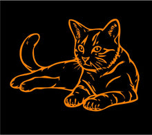 Load image into Gallery viewer, cat lovers decal