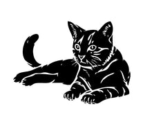 Load image into Gallery viewer, cat laptop decal