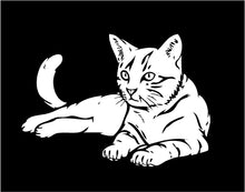 Load image into Gallery viewer, cat car window decal
