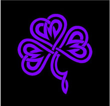 Load image into Gallery viewer, Irish Clover Decal Custom Vinyl Irish Heritage car truck window laptop sticker