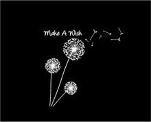 Load image into Gallery viewer, Dandelion Make a Wish Custom Vinyl Decal Laptop Sticker