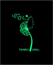 Load image into Gallery viewer, Dandelion Wishes Custom Vinyl Decal Laptop Sticker