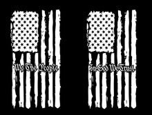 Load image into Gallery viewer, We the people In God we trust distressed flag decals
