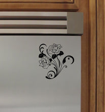 Load image into Gallery viewer, Rose Floral Decal Custom Vinyl car truck window laptop sticker