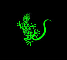 Load image into Gallery viewer, intricate gecko decal car truck window lizard reptile sticker