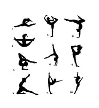 Load image into Gallery viewer, Gymnast Decals Custom Vinyl car truck window water bottle sticker