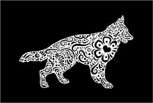 Load image into Gallery viewer, German Shepherd vinyl car truck window decal