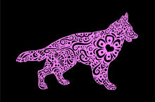 Load image into Gallery viewer, Henna German Shepherd Dog car truck decal