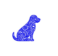 Load image into Gallery viewer, Henna Labrador Retriever Decal Lab Dog Fancy custom Vinyl car truck window laptop sticker