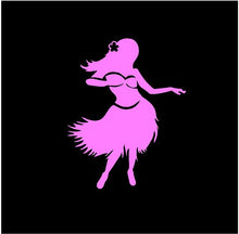 Load image into Gallery viewer, Hawaiian Hula Girl Decal Custom Vinyl car truck window laptop sticker