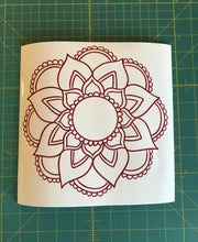 Load image into Gallery viewer, mandala decal custom car truck window laptop boho sticker