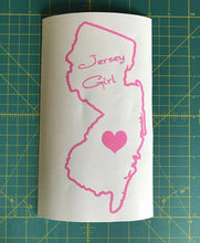 Load image into Gallery viewer, jersey girl state decal car truck window new jersey sticker