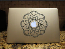 Load image into Gallery viewer, Mandala Decal Custom Boho Bohemian style vinyl Car window laptop sticker