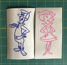 Load image into Gallery viewer, jane and george jetson decal