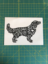 Load image into Gallery viewer, golden retriever dog car window decal