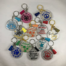 Load image into Gallery viewer, Keychains Custom Acrylic and Vinyl keychains