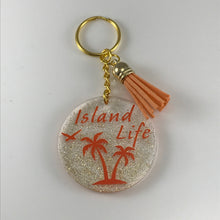 Load image into Gallery viewer, Island Life Acrylic Vinyl Keychain