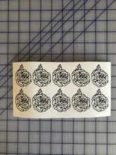 Load image into Gallery viewer, Rose decals 2"