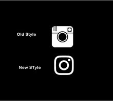 Load image into Gallery viewer, Instagram Name Decals Social Media IG tag set of 2 car truck window Stickers
