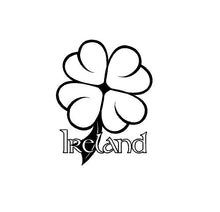 Load image into Gallery viewer, Ireland Clover Decal Custom Vinyl Irish Heritage car truck window laptop sticker