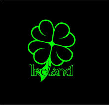 Load image into Gallery viewer, Ireland Clover Decal Custom Vinyl Irish Heritage car truck window laptop sticker