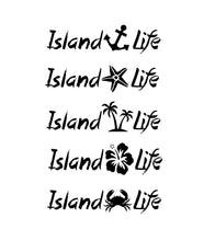 Load image into Gallery viewer, Island Life Decal Custom Vinyl Car Truck window bumper Sticker