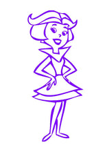 Load image into Gallery viewer, jane jetson car window decal