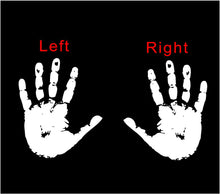 Load image into Gallery viewer, Jeep Hand Wave decal car truck mirror Palm Print stickers