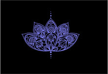 Load image into Gallery viewer, Lotus Flower Decal Intricate custom Vinyl car truck laptop boho sticker