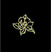 Load image into Gallery viewer, Mini Magnolia Flower Decals Custom Wedding Craft Project Stickers Set of 12