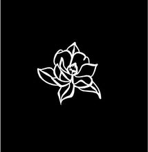 Load image into Gallery viewer, Mini Magnolia Flower Decals Custom Wedding Craft Project Stickers Set of 12