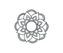 Load image into Gallery viewer, Mandala Decal Custom Boho Bohemian style vinyl Car window laptop sticker