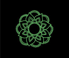 Load image into Gallery viewer, Mandala Decal Custom Boho Bohemian style vinyl Car window laptop sticker