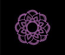Load image into Gallery viewer, Mandala Decal Custom Boho Bohemian style vinyl Car window laptop sticker