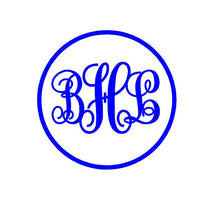 Load image into Gallery viewer, monogram window decal