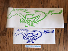 Load image into Gallery viewer, mustang horse decal custom car window sticker