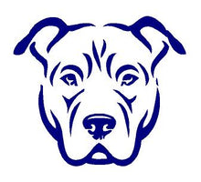Load image into Gallery viewer, Pit bull Dog Decal Custom Vinyl Car Truck Window Line art Sticker
